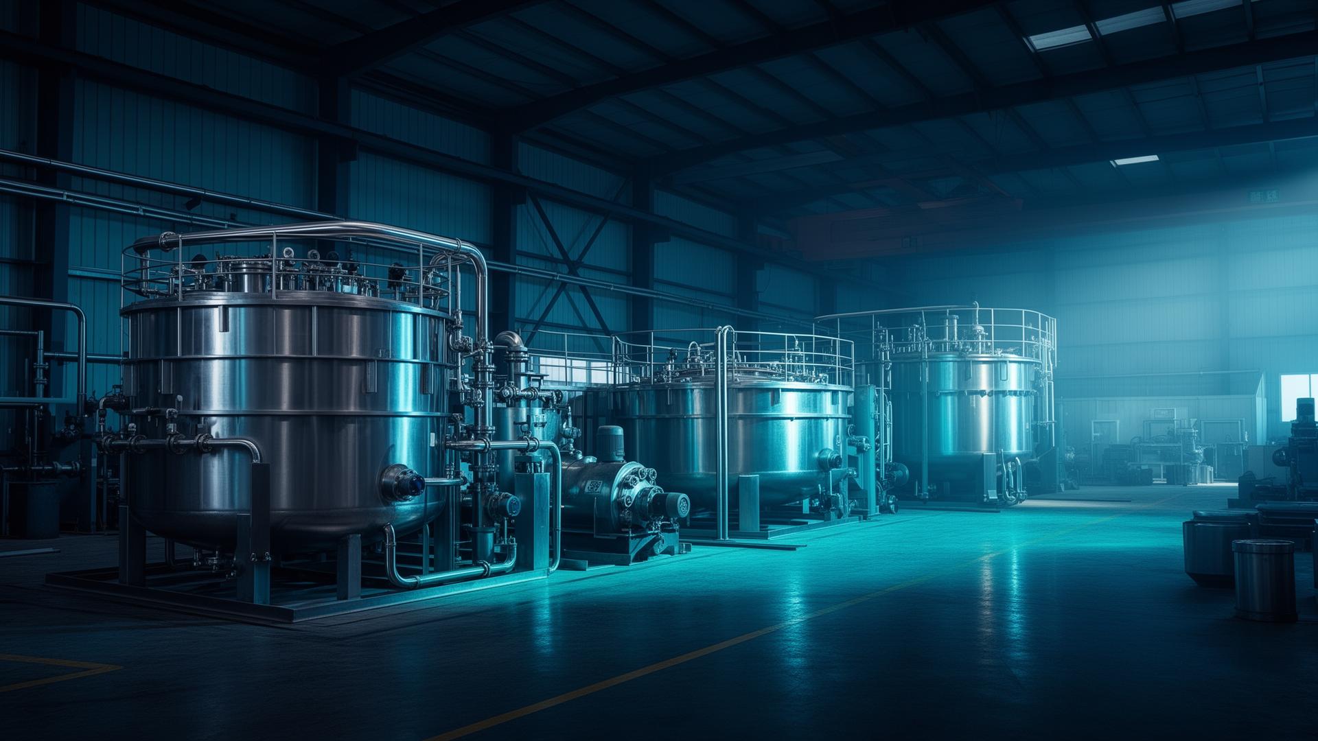 K-Pack industrial wastewater treatment equipment in a manufacturing facility